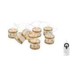 Thumbnail - Sirius, Lichterkette, LED-Lichterkette Elly Trommel, Gold, 8 LED (30 m)