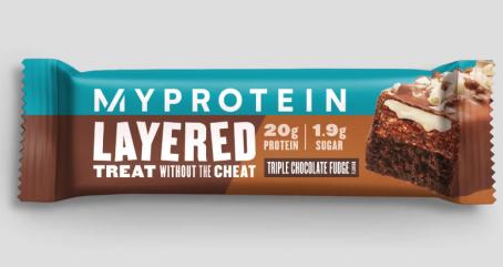 Actual product image MyProtein Retail Layered Bar (12 x 60G) (Triple Chocolate Fudge, 12 pcs., 720 g)
