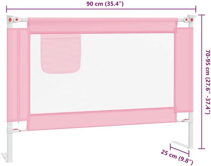 Produktbild vidaXL Babybettgitter