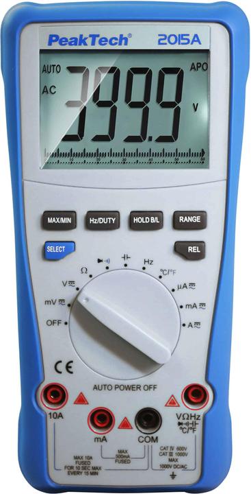 Actual product image Peaktech P 2015 A True RMS digital multimeter (CAT III 1000V, CAT IV 600V)
