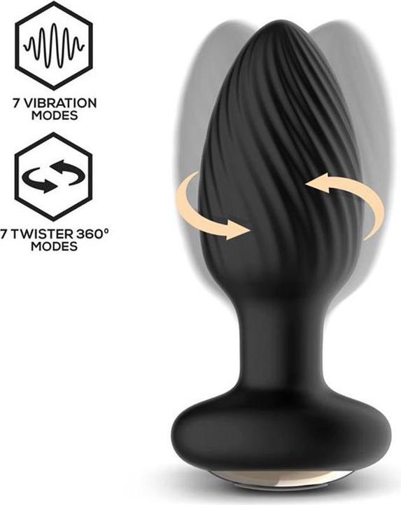Produktbild IntoYou Drago Anal Vibration Plug mit 360º Twister Motion und Fernbedienung