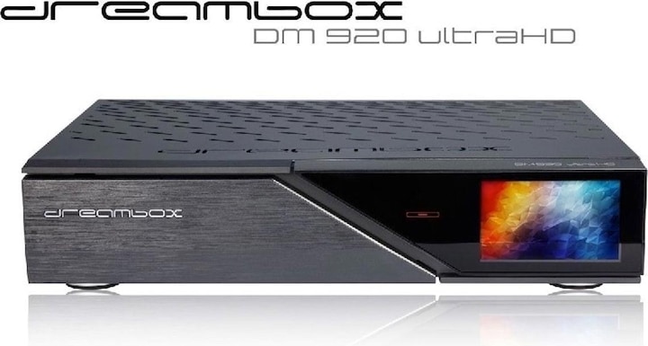 Actual product image Dreambox Dm 920 UHD 4k (8.19 GB, DVB-S2, CI+ slot, CI Shaft, Hard drive)