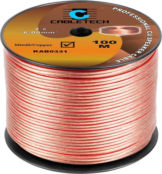 Produktbild Cabletech Lautsprecherkabel 6mm 100m (0.27 m)