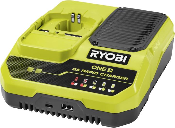 Actual product image Ryobi 8A fast charger RC18180 ONE+ 18V (18 V)