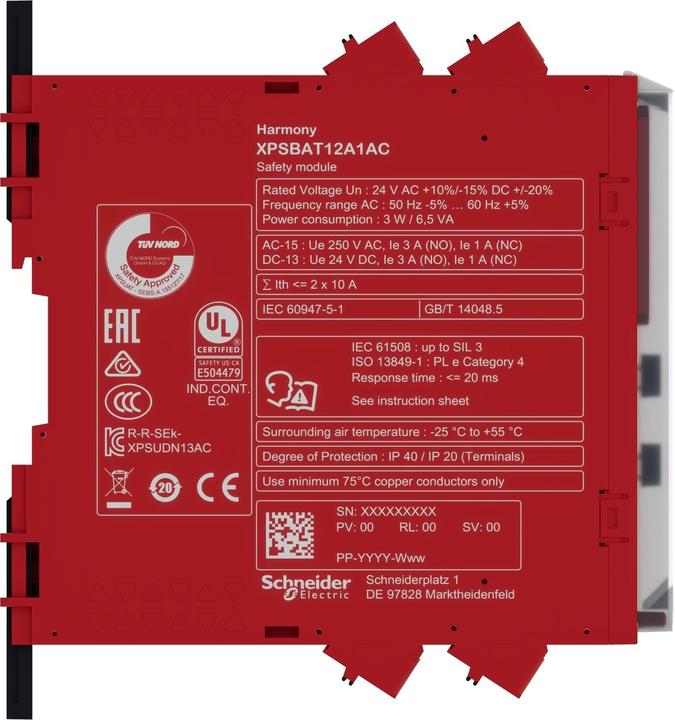 Actual product image Schneider Electric SCHN Safety relay
