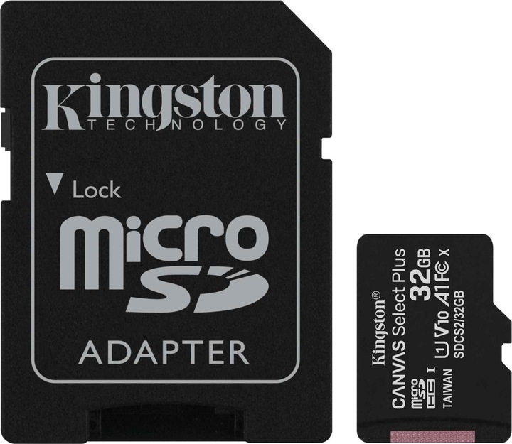 Kingston Canvas Select Plus (32 GB, microSDHC, U1, UHS-I)