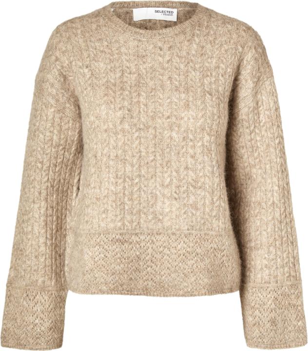 Produktbild Selected Femme Strukturierter Strickpullover (M)