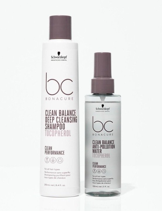 Produktbild Schwarzkopf BC Clean Balance - Anti-Pollution Water (150 ml, Flüssiges Shampoo)