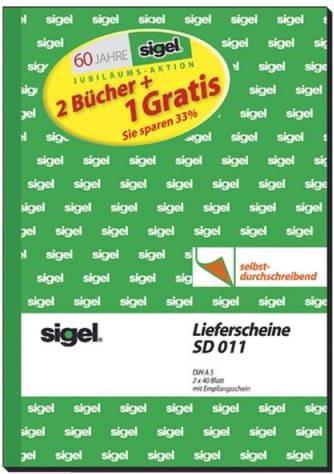 Productafbeelding Sigel Afleveringsbon Papierformaat: DIN A5 Zelfkopiërend: Ja (80 x)