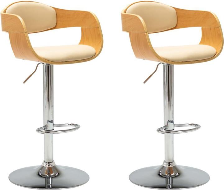 Cremefarben und Braun