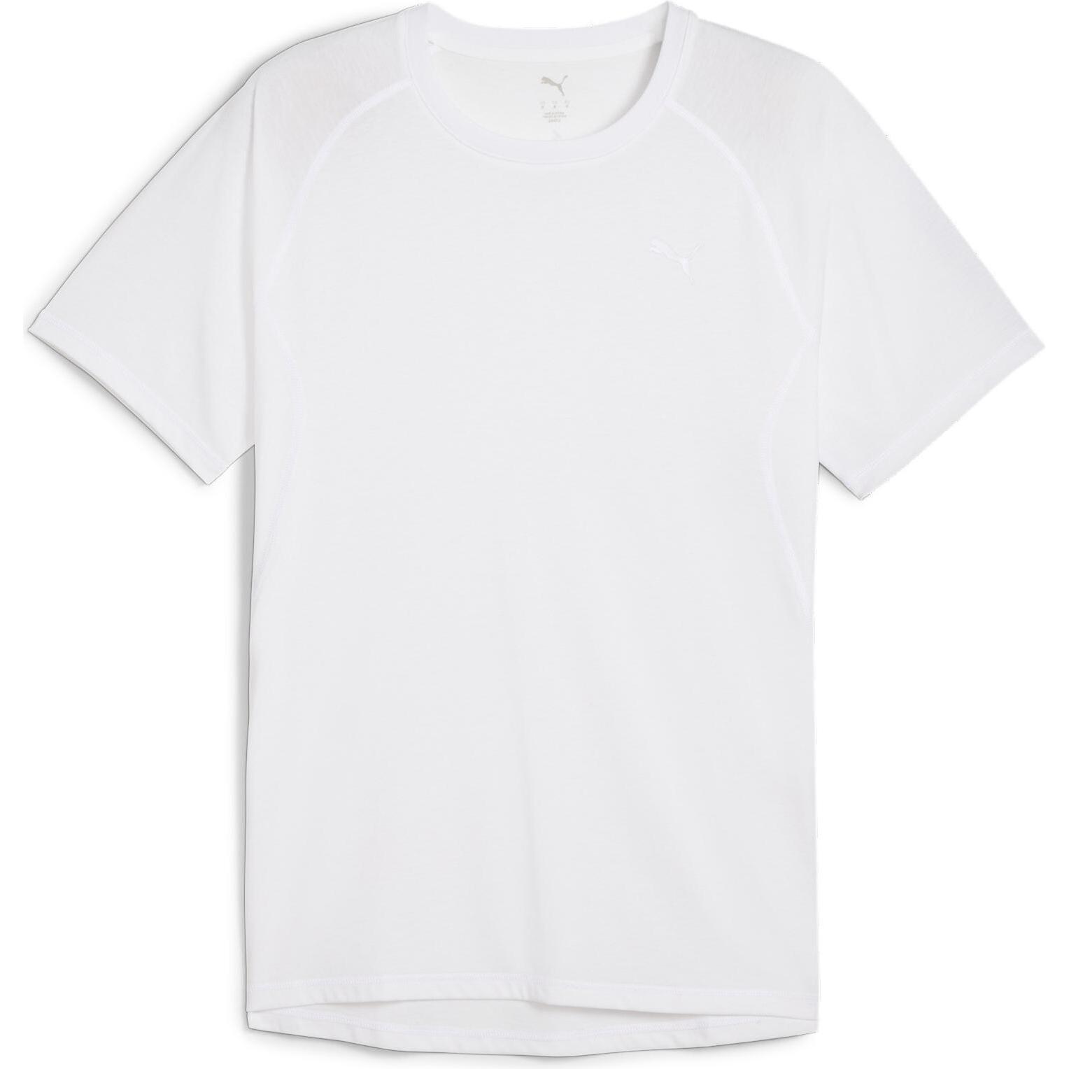 Puma, Herren, Sportshirt, M Run Velocity Tee (Tri-Blend) (XL), Weiss, XL