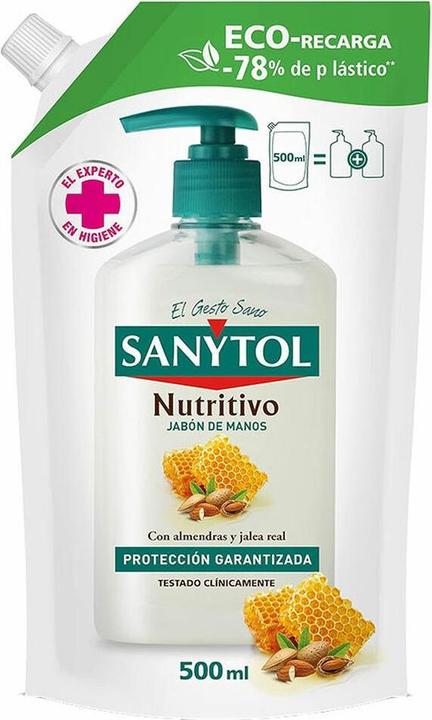 Produktbild Sanytol Antibacterial Nourishing Eco Soap Refill 500ml (Handseife Nachfüllpackung, 500 ml)