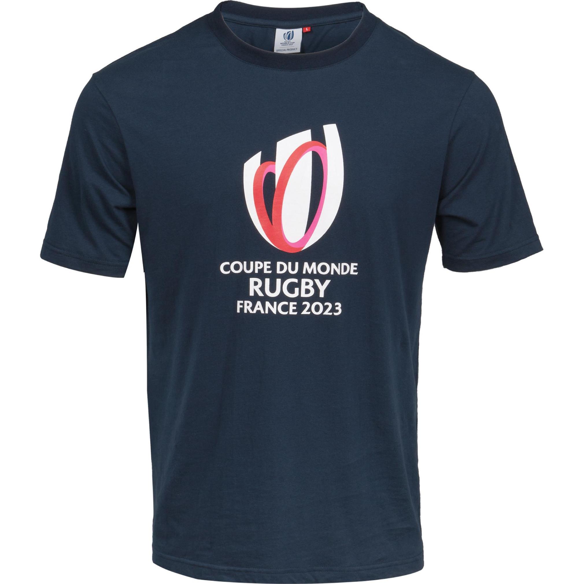 Thumbnail - Sportfolio, Herren, Sportshirt, t-shirt rugby-weltmeisterschaft frankreich 2023 (XL), Blau, XL
