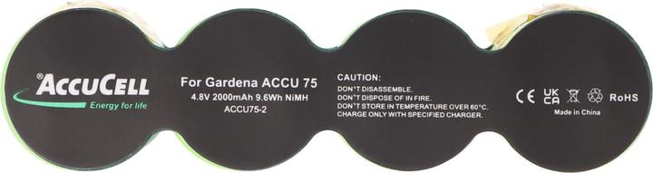 Actual product image AccuCell Akku Gardena ACCU 75, ACCU75 mit Lötfahnen (4.8 V)