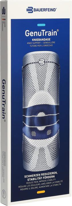 Produktbild GenuTrain Aktivbandage Grösse 3 Comfort titan (3)