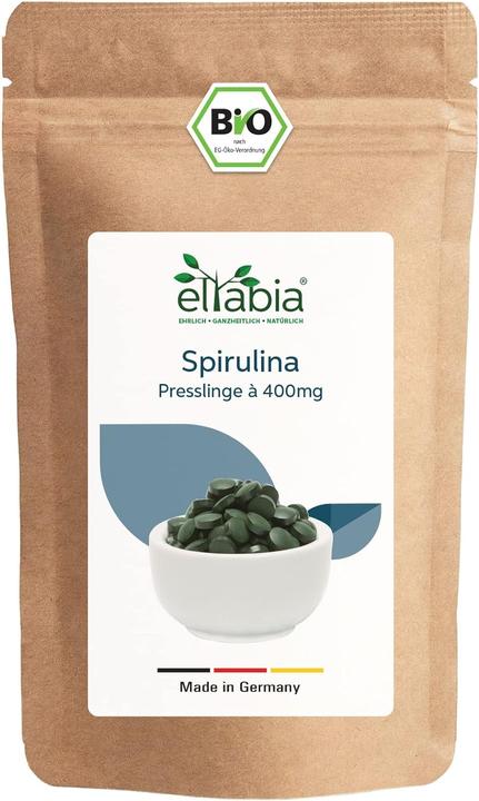 Image du produit Eltabia Comprimés de spiruline biologique | Qualité crudité premium (500 pièce(s), Cachets)