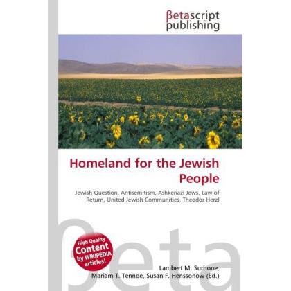 Homeland for the Jewish People, Fachbücher