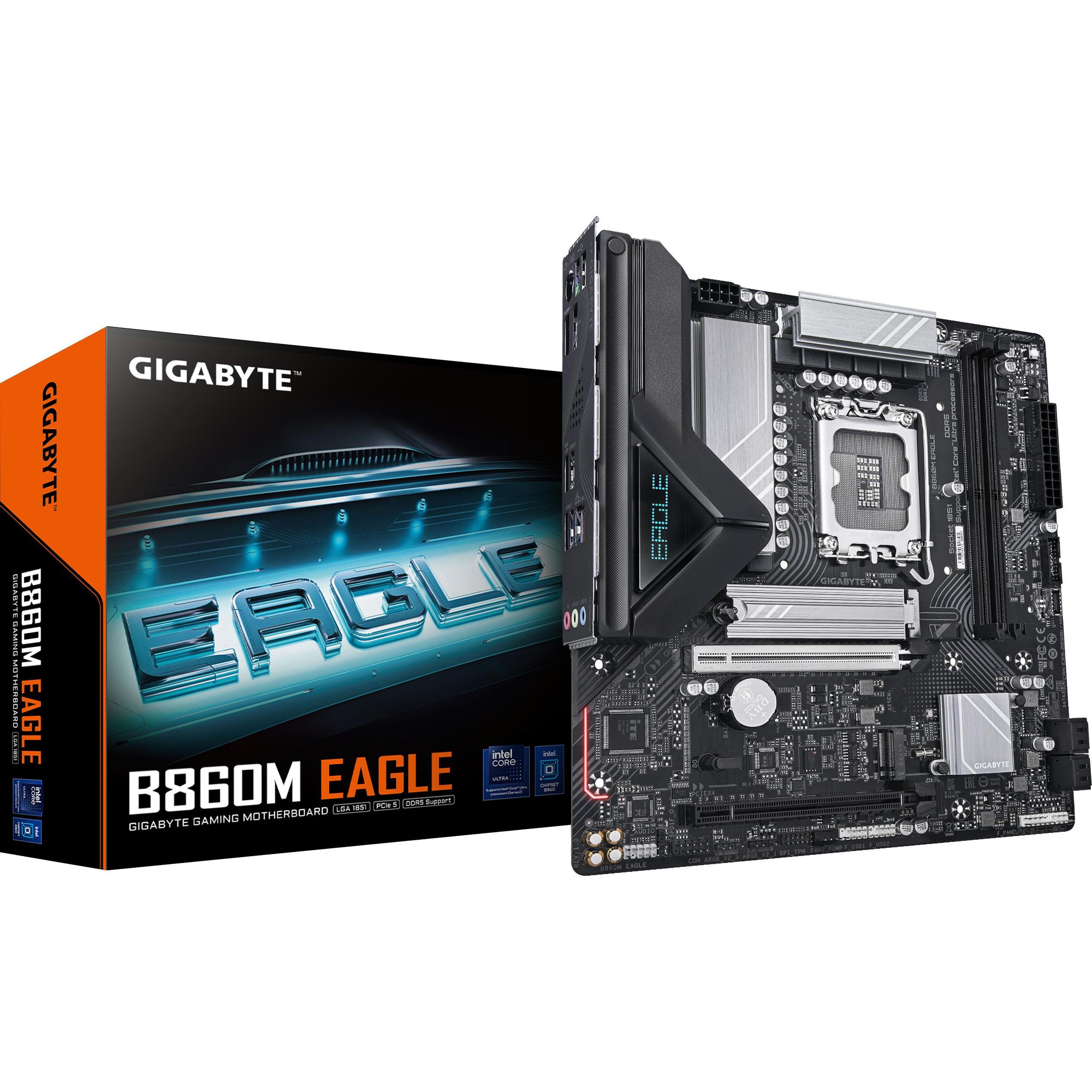 Gigabyte MB GBT Intel 1851 B860M EAGLE (LGA 1851, Intel B860, mATX), Mainboard