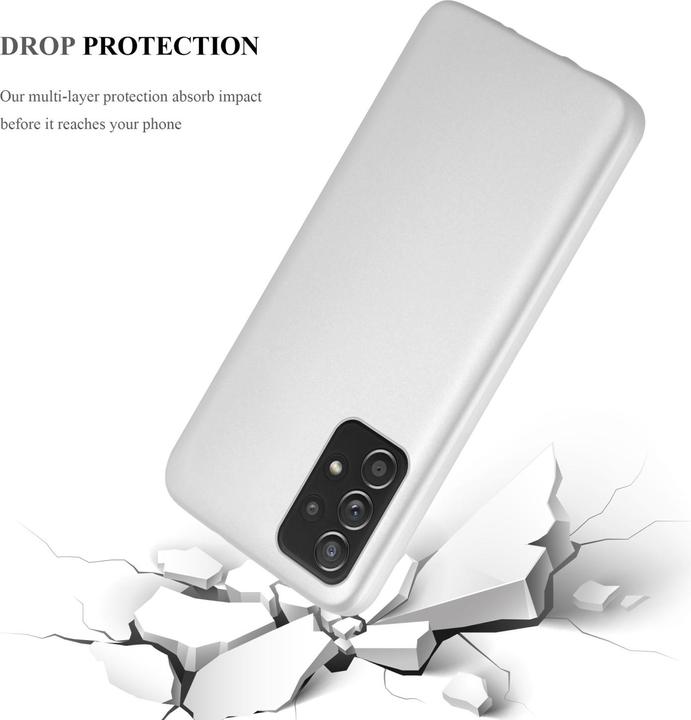 Image du produit Cadorabo TPU Matt Metallic Cover (Samsung Galaxy A52, Samsung Galaxy A52 5G, Samsung Galaxy A52s 5G)