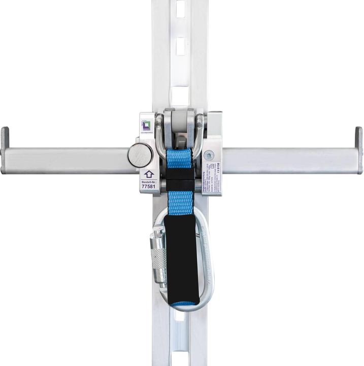 Actual product image Günzburger safety slider Güfa Flexx for fixed ladders