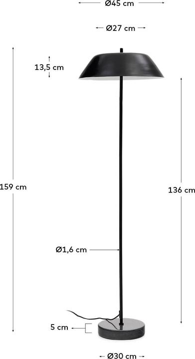 Actual product image Kave Home Sayra (E27)