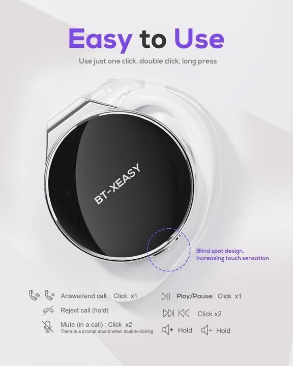 Produktbild Micool On Ear Kopfhörer Bluetooth mit Geräuschunterdrückung (ANC, 18 h, Kabelgebunden, Kabellos)