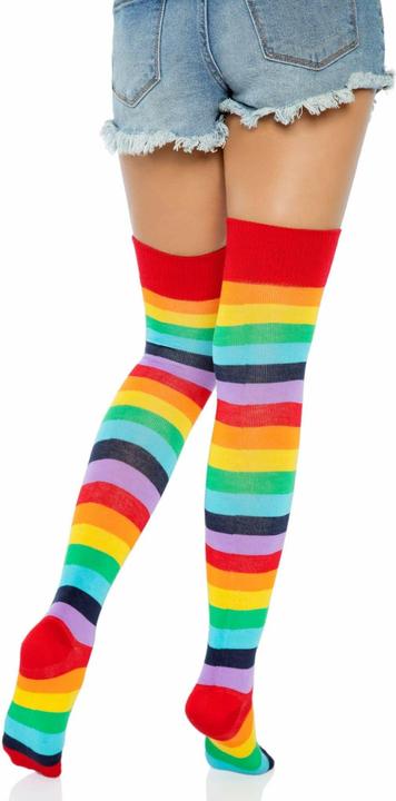 Actual product image Leg Avenue Rainbow stockings (One size)