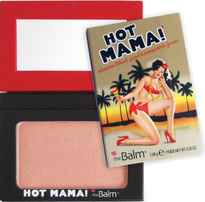 Actual product image The Balm Thebalm Hot Mama! Shadow/ Blush 700 (Rose)