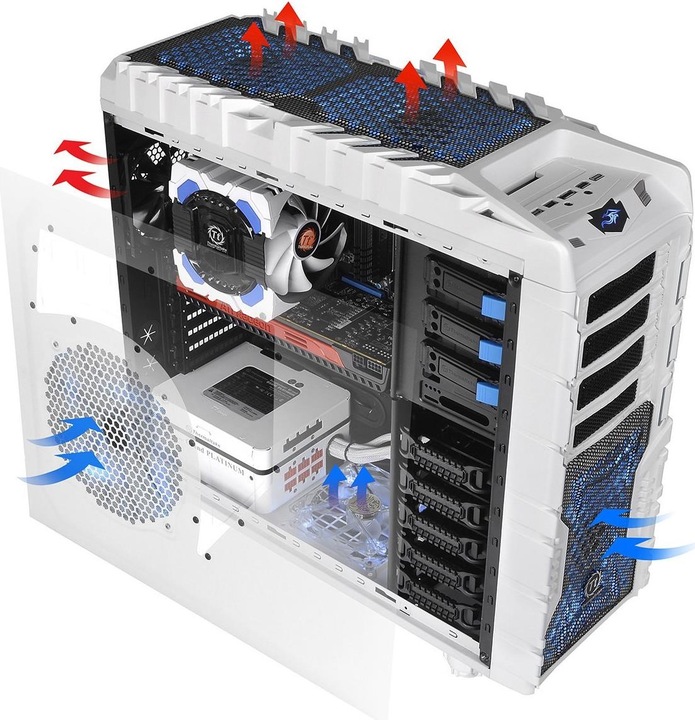 Produktbild Thermaltake Overseer RX-I Snow Edition (ATX, mATX, E-ATX)