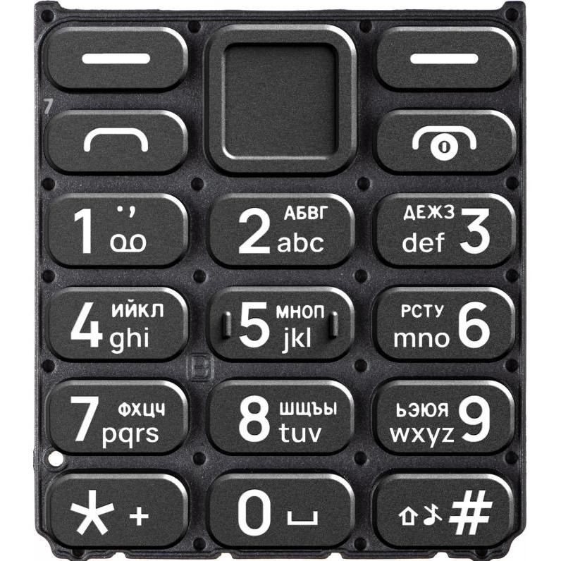 HMD Cyrillic Keyboard fur 110 / 110 4G (2024), Blue, Pezzi di ricambio per dispositivi mobili