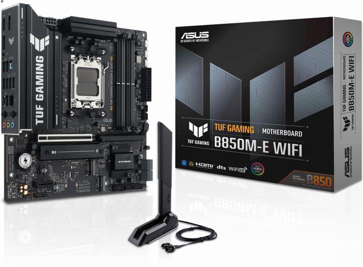 Productafbeelding ASUS TUF Gaming B850M-E WIFI (AM5, AMD B850, mATX)