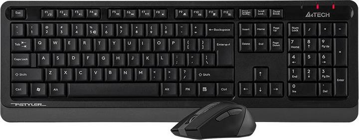 A4Tech 47478 FStyler 2,4G FG1035 RF Nano Grijs Set