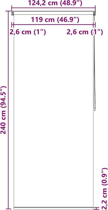 Produktbild vidaXL Nemanja (140 x 240 cm)