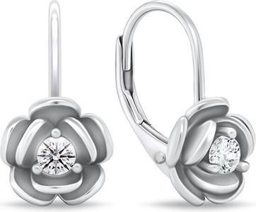 Immagine prodotto Brilio Argento - Orecchini giocosi in argento con fiori di zirconia cubica EA747W