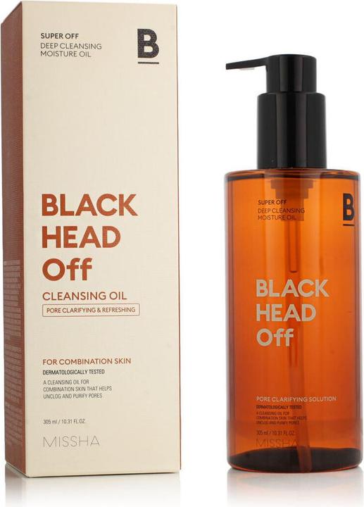 Actual product image Missha Super Off Cleansing Oil Blackhead Off 305ml (Cleansing oil, 305 ml)