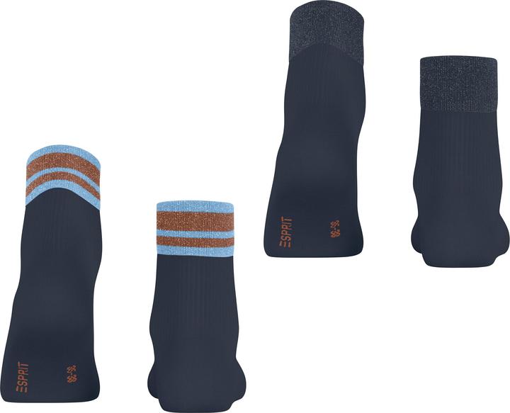 Immagine prodotto Esprit Retro Glitter 2-Pack Damen (Confezione da 2, 39 - 42)