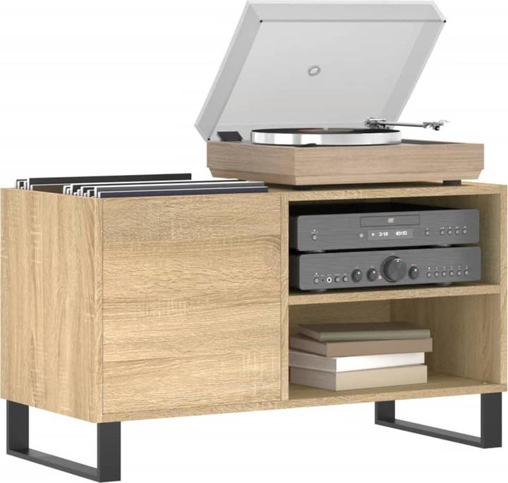 Immagine prodotto vidaXL Plattenschrank Sonoma-Eiche 85x38x48 cm Holzwerkstoff