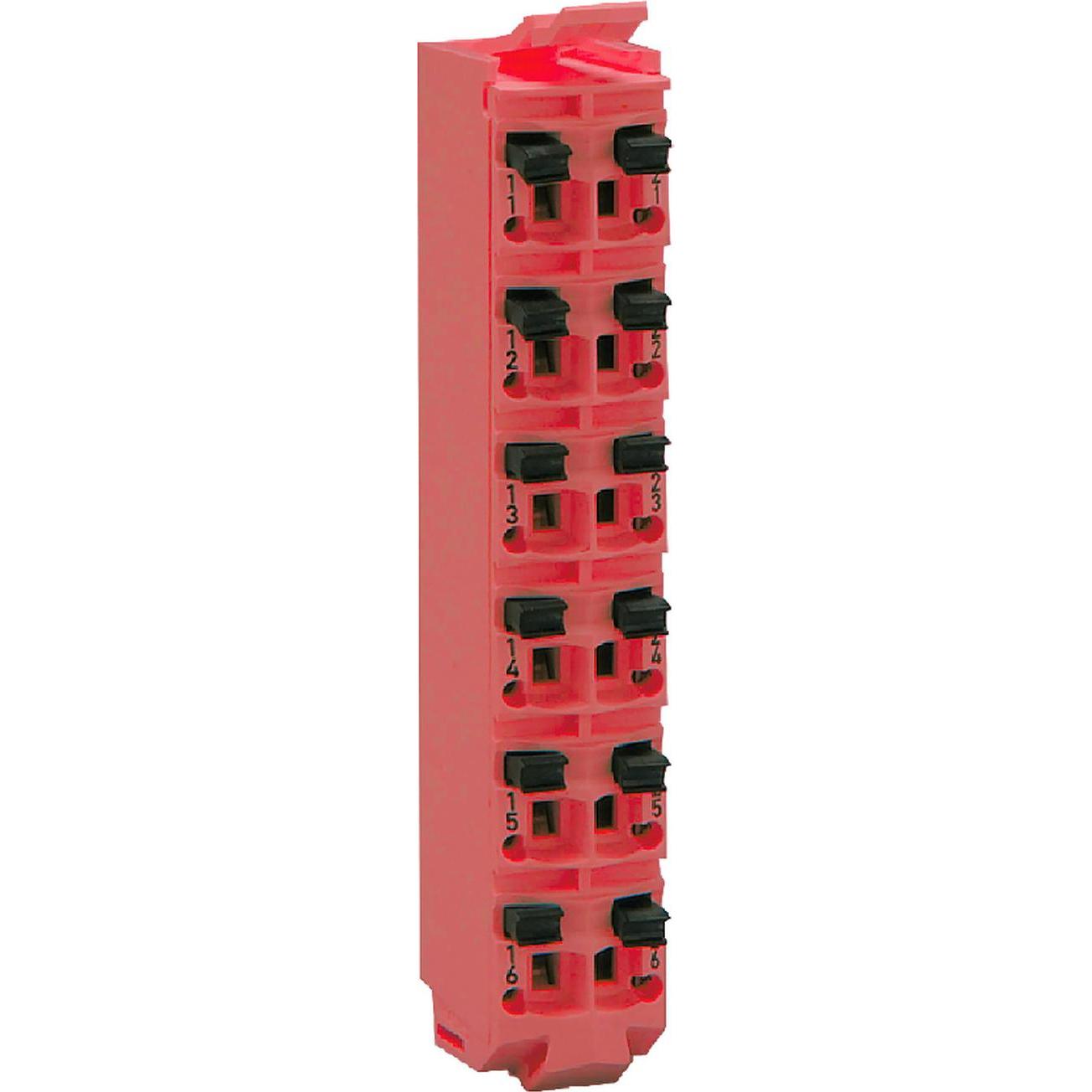 Schneider Electric, Accessori per la tecnologia di guida, Morsettiera di sicurezza, Modicon TM5, 16 pin, 24 VDC, codice di sicurezza