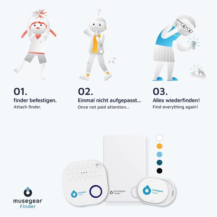 Actual product image Musegear finder 2 - dark blue (Android, iOS)