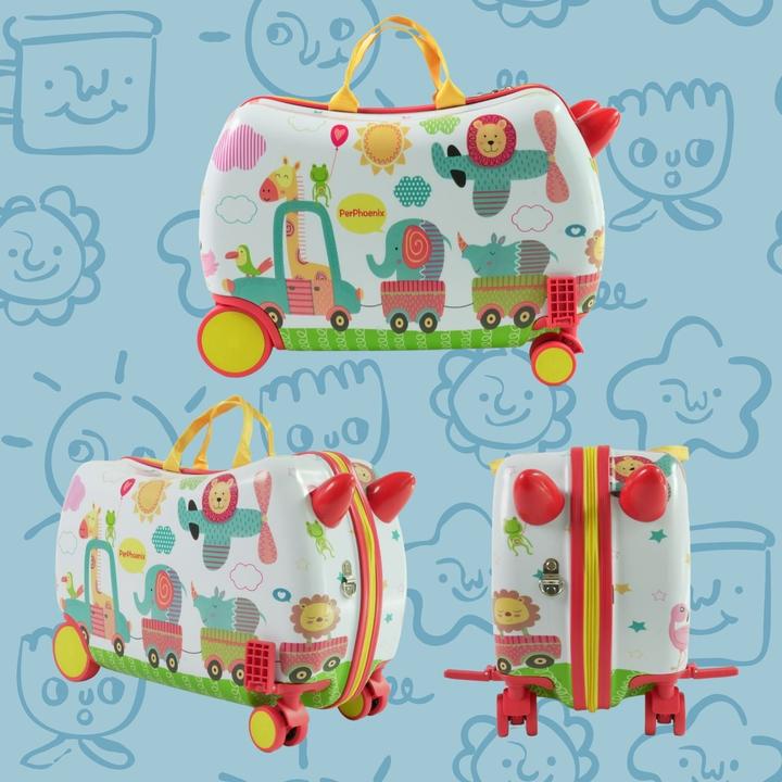 Immagine prodotto Hermex Kinderkoffer Hartschalenkoffer Reisegepäck Kindertrolley Koffer (18 l)