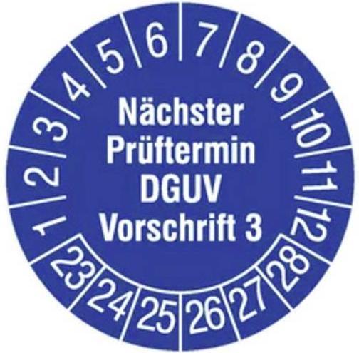 Produktbild HT Instruments Sicherheitsprüfplaketten 30mm