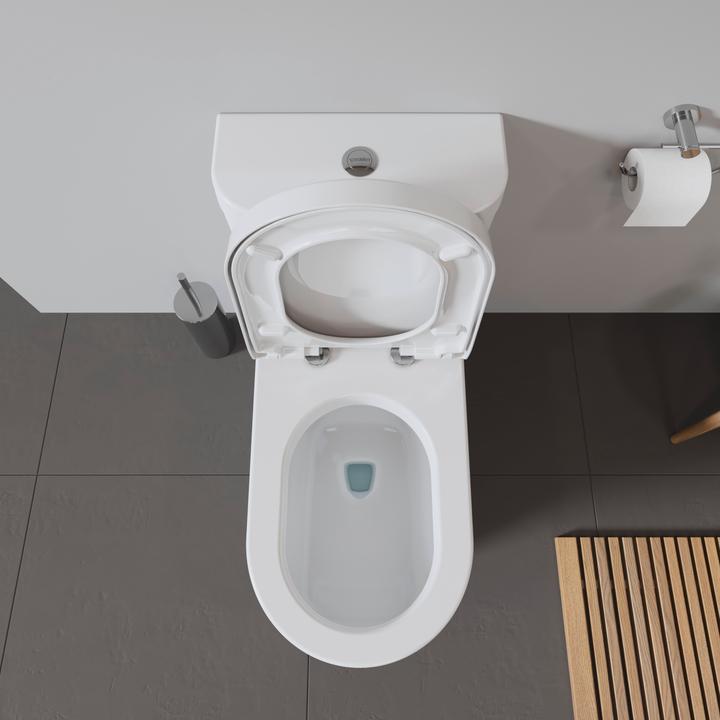 Produktbild Duravit WC-Sitz ohne Absenkautomatik, verlängert weiss