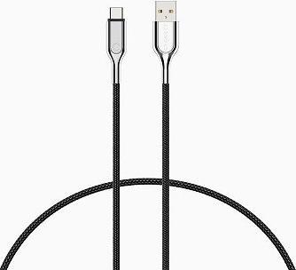 Image du produit Cygnett Câble blindé 2.0 USB-C vers USB-A (3A/60W) 1M- Noir (1 m, USB 2.0)