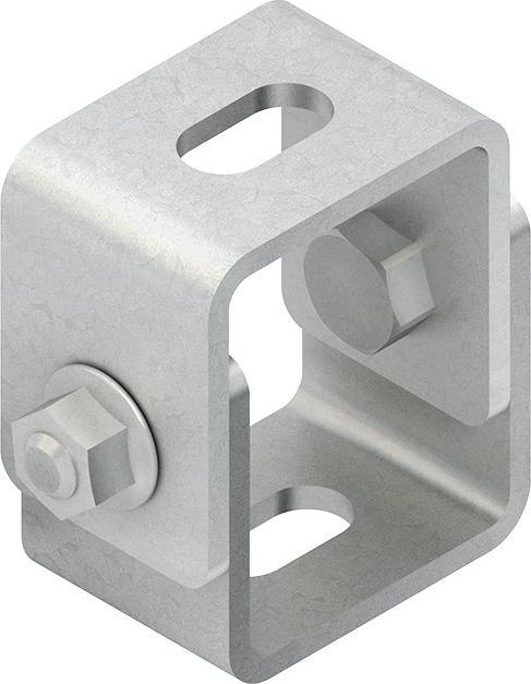 Actual product image Niedax NIE DBG12 ceiling bracket with joint for threaded rod M12 hot-dip galvanised. (7.30 cm)