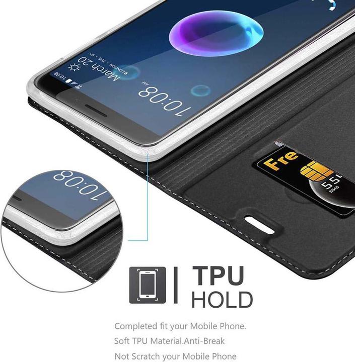 Actual product image Cadorabo Book Classy Style Cover (HTC Desire 12)