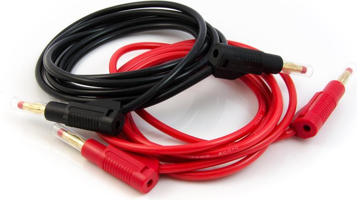 Purecrea 1 coppia di cavi da laboratorio 32A 600V 150cm 2,5mm² spina a banana 4mm
