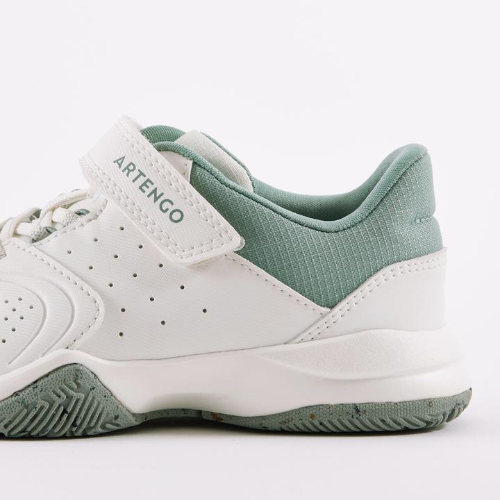 Produktbild Kuikma Kinder Tennisschuhe mit Klettverschluss - TS Strong Kd weiss (34)