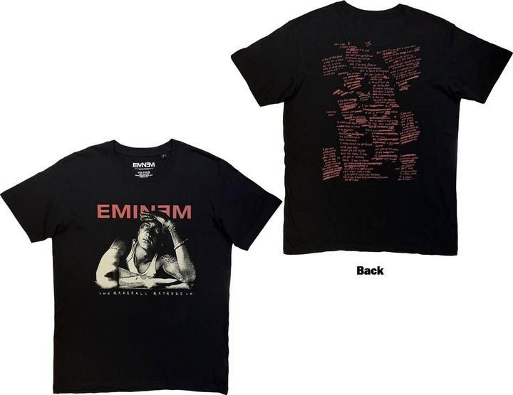 Immagine prodotto Eminem Script Lyrics Back Print (M)
