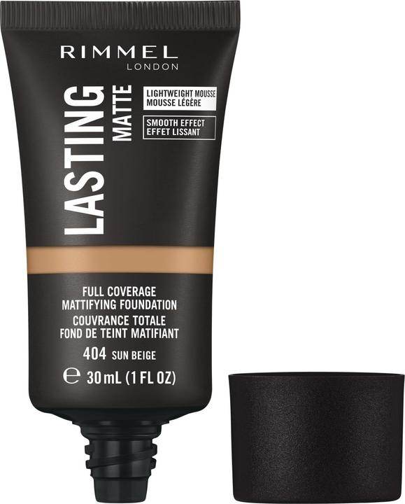 Produktbild Rimmel London LASTING MATTE foundation #404-sun beige (404 Sun Beige)