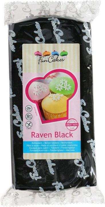 Produktbild FunCakes Zuckerpaste - Raven Black - 1kg (1 x)